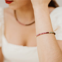 Saffron Tourmaline Bracelet