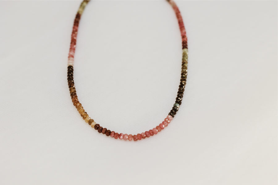 Saffron Tourmaline Necklace