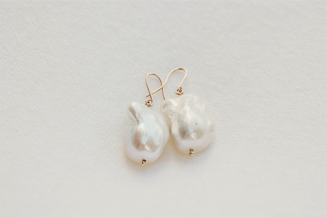 Sirene Baroque Pearl Drop Earrings