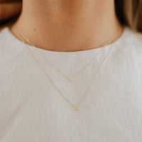 Petite Initial Gold Necklace