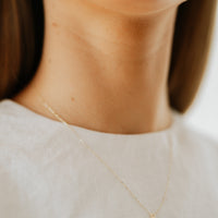 Petite Initial Gold Necklace